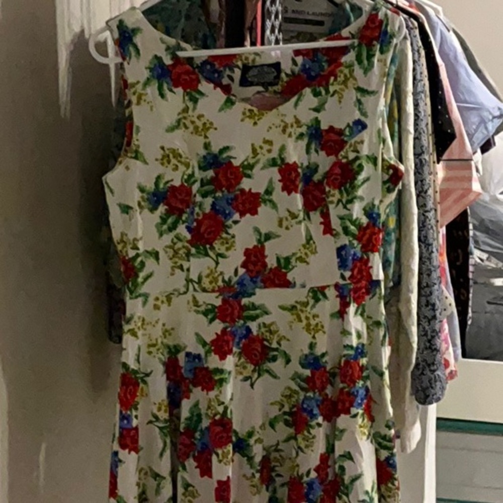 Unlisted Red Flower Dress